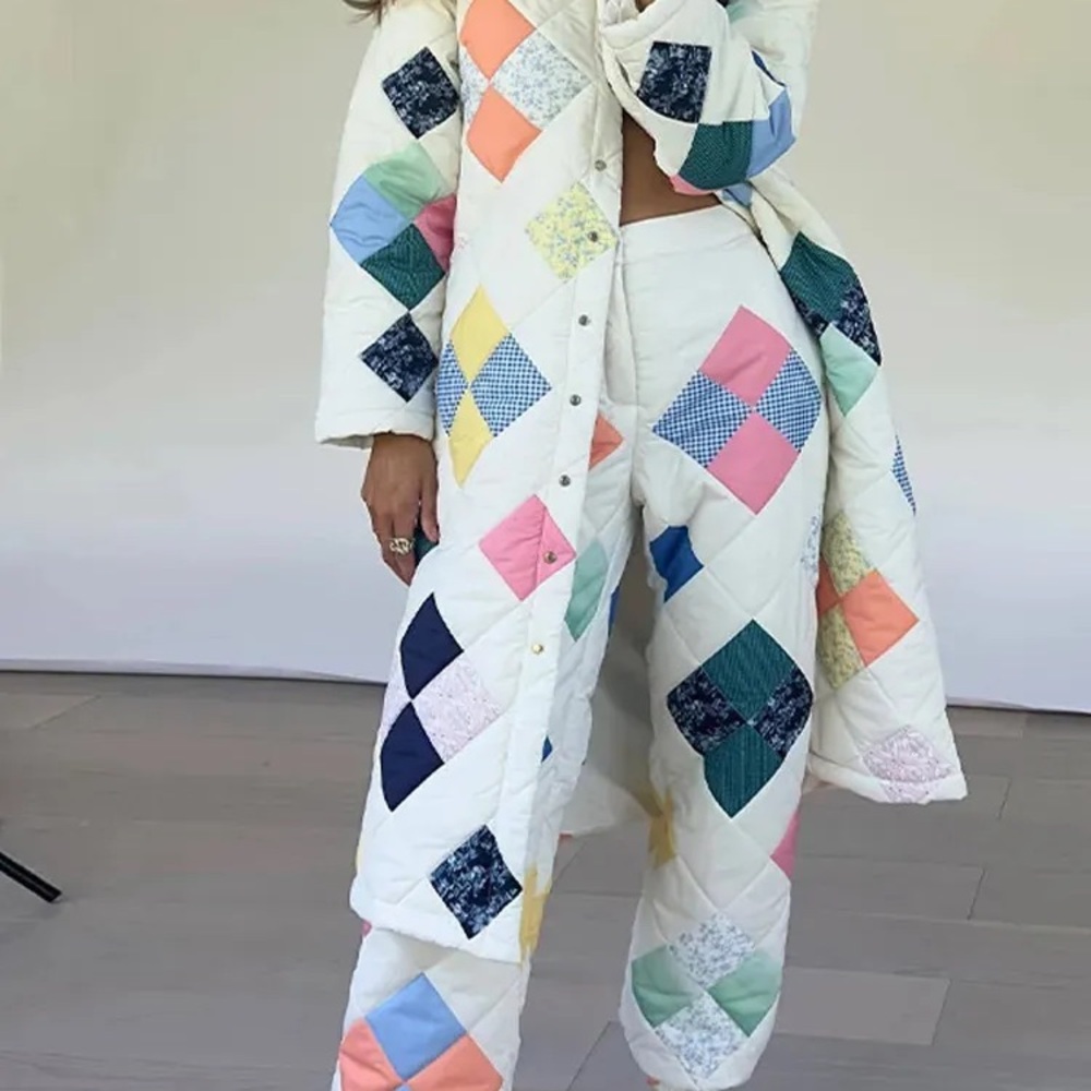 Ada Quilted Joggers Yllw
